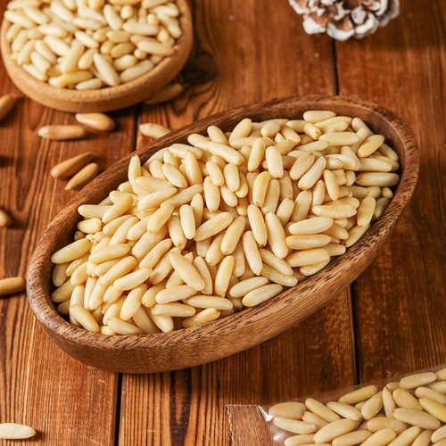 有禾象牙松籽仁60g原味巴西松子仁阿富汗手剥松子仁坚果果仁零食 - 图1