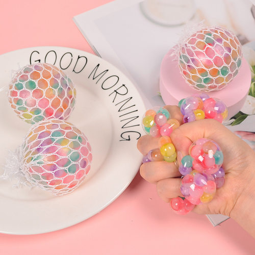 Squishy vent Toys squeezy Glass grapes Stress琉璃葡萄捏捏乐 - 图1