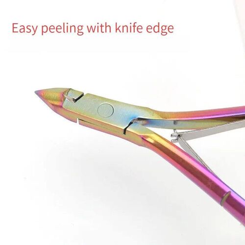 Colorful Nail Cuticle Nipper Clipper 1 Pcs Colorful Scissor - 图2