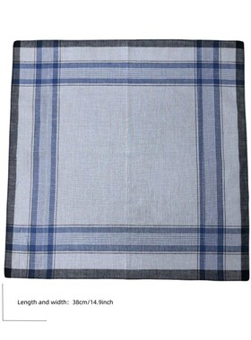3-18PCS Vintage Satin Cotton Handkerchiefs 38cm Classic Soft