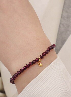 Natural Garnet Brlet Fine Crystal Brlet Womens Sterling Sil