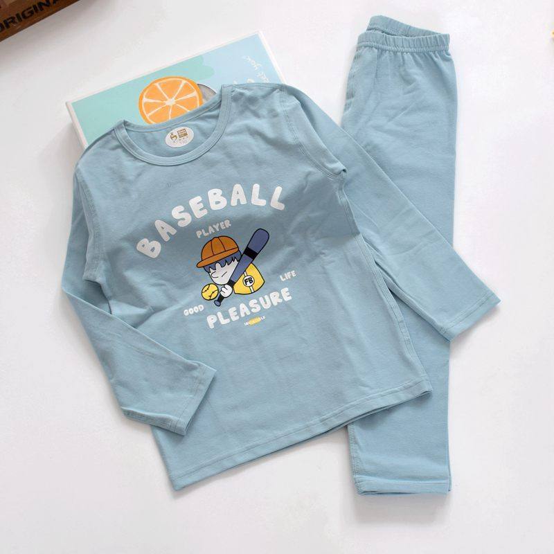 帅鹿男童莱卡棉内衣套装男宝宝中大童无骨薄款秋衣秋裤家居服睡衣,淘宝优惠券,粉丝福利购,淘宝优惠卷