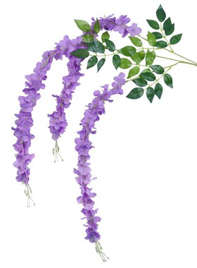 1Pc 110cm Wisteria Artificial Flower Silk Vine Hanging Garla