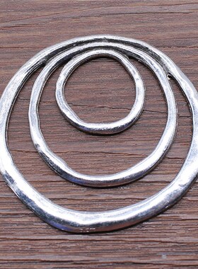 WYSIWYG 1pcs 49x51mm 3-Layer Circles Charms Pendant For Jewe