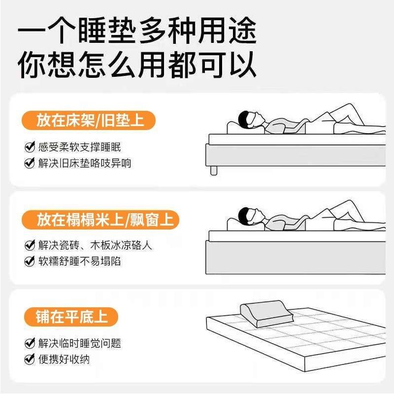 学生床垫抗压记忆棉透气四季通用可折叠软垫软榻米床垫,淘宝优惠券,粉丝福利购,淘宝优惠卷