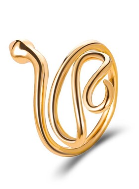 Diamond Snake Ring for Women Ins Twisted Snake Finger Ring A