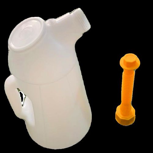 刻度机油壶5升升3升加厚长嘴机油壶大容量加油塑料油壶备用油桶 - 图3