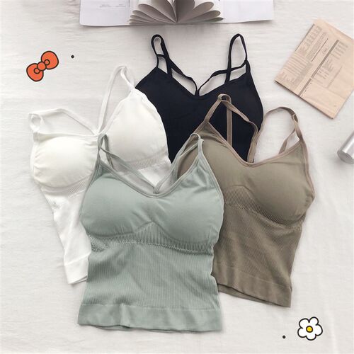 Women Cotton Underwear Push Up Bra Sexy Top Women Suspender - 图0