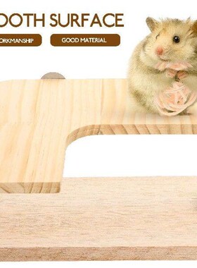 Hamster Jumping Platform Climbing Board Parrot Wooden Pet