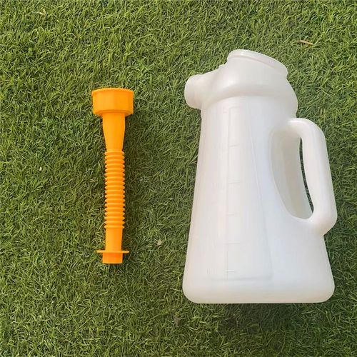 刻度机油壶5升升3升加厚长嘴机油壶大容量加油塑料油壶备用油桶 - 图1