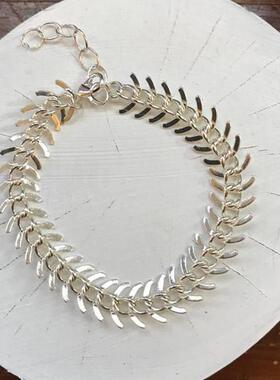 Brlet fashion ins cold wind brlet tend fishbone brlet alloy