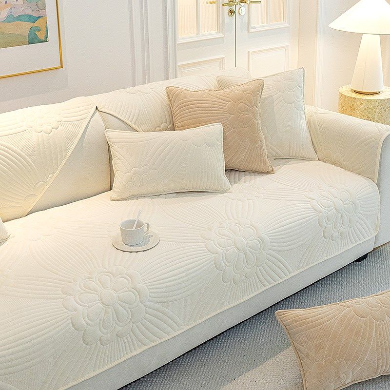 沙发垫四季通用加厚防滑坐垫冬季毛绒座垫子皮沙发罩盖巾,淘宝优惠券,粉丝福利购,淘宝优惠卷