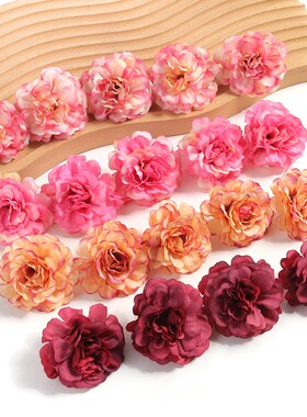 10Pcs Silk Rose Artificial Flowers for Home Decor Wedding De