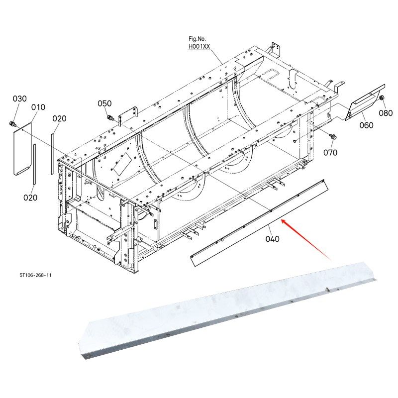 久保田988 1008 CX100 EX108 118收割机配件防止振动筛跑粮防挡板,淘宝优惠券,粉丝福利购,淘宝优惠卷