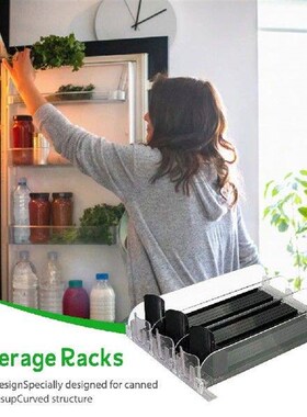 Drink Organizer Dispenser Adjustable Width Canned Beverage