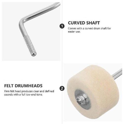 Bass Drum Pedal Beater Weight Curved Bass Drum Pedal Hammer - 图1