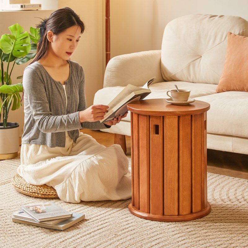 实木圆凳子茶几家用可叠放现代吃饭高凳餐桌凳备用板凳中式叠叠乐,淘宝优惠券,粉丝福利购,淘宝优惠卷