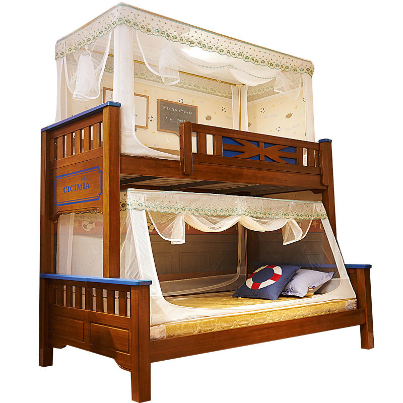 上铺1.2m0.9下铺梯形1.5米上下铺母子床架床双层床家用子母床蚊帐,淘宝优惠券,粉丝福利购,淘宝优惠卷