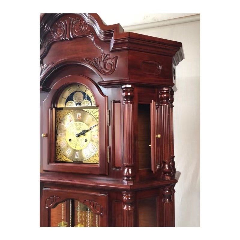高档豪华家居别墅大宅落地钟机械报时大摆钟实木客厅雕花座钟立钟,淘宝优惠券,粉丝福利购,淘宝优惠卷