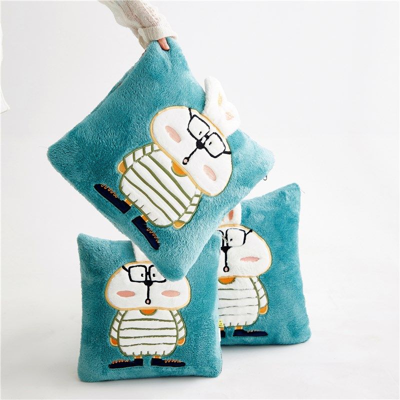 加厚可爱卡通两用抱枕被靠垫枕头被午休空调被汽车沙发办公室学生,淘宝优惠券,粉丝福利购,淘宝优惠卷