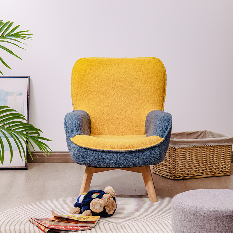 懒人日记儿童沙发座椅宝宝阅读角布置可拆洗单人迷你泰迪绒小沙发,淘宝优惠券,粉丝福利购,淘宝优惠卷