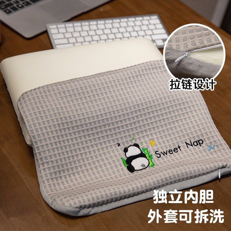 夏季冰丝枕头办公室午睡枕头学生教室午睡枕午休枕少儿桌上趴睡枕,淘宝优惠券,粉丝福利购,淘宝优惠卷