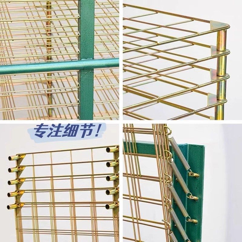 多功能晾晒架周转车可订做50层晾干可拆卸仓储架千层架烘烤架网架,淘宝优惠券,粉丝福利购,淘宝优惠卷