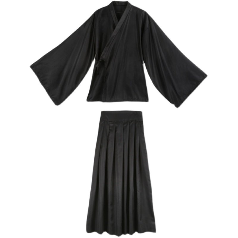 汉服男女内搭纯白色上襦下裙齐腰裙子成人儿童通穿黑色红色长裙夏,淘宝优惠券,粉丝福利购,淘宝优惠卷