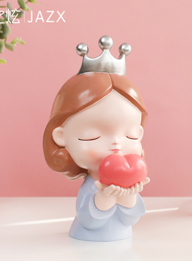 女孩摆件可爱家居电视酒柜装饰品创意房间布置小摆设送女生日礼物