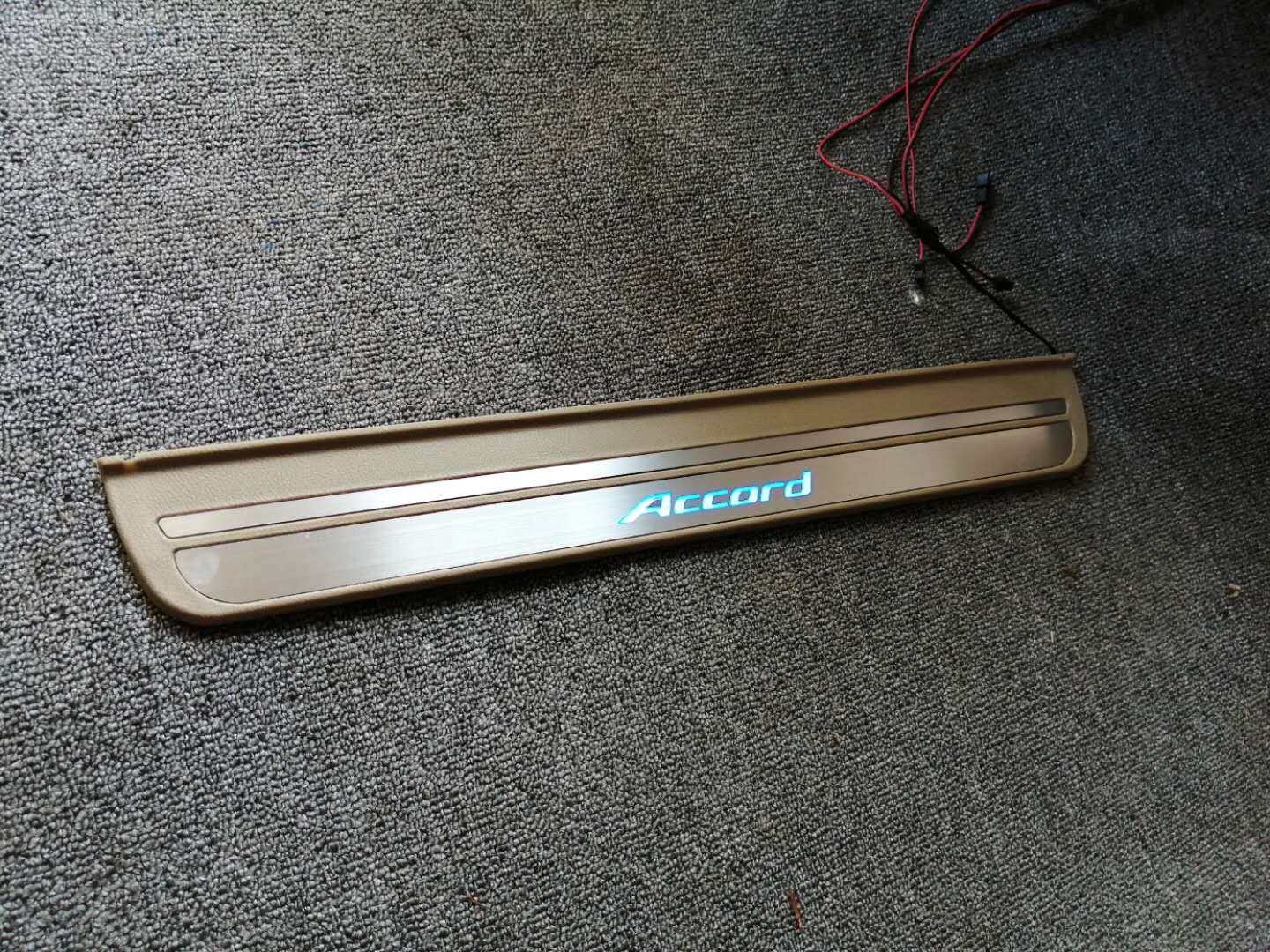 08-13款八代雅阁带灯门槛条迎宾灯踏板LED专用改装车门防护脚踏板,淘宝优惠券,粉丝福利购,淘宝优惠卷