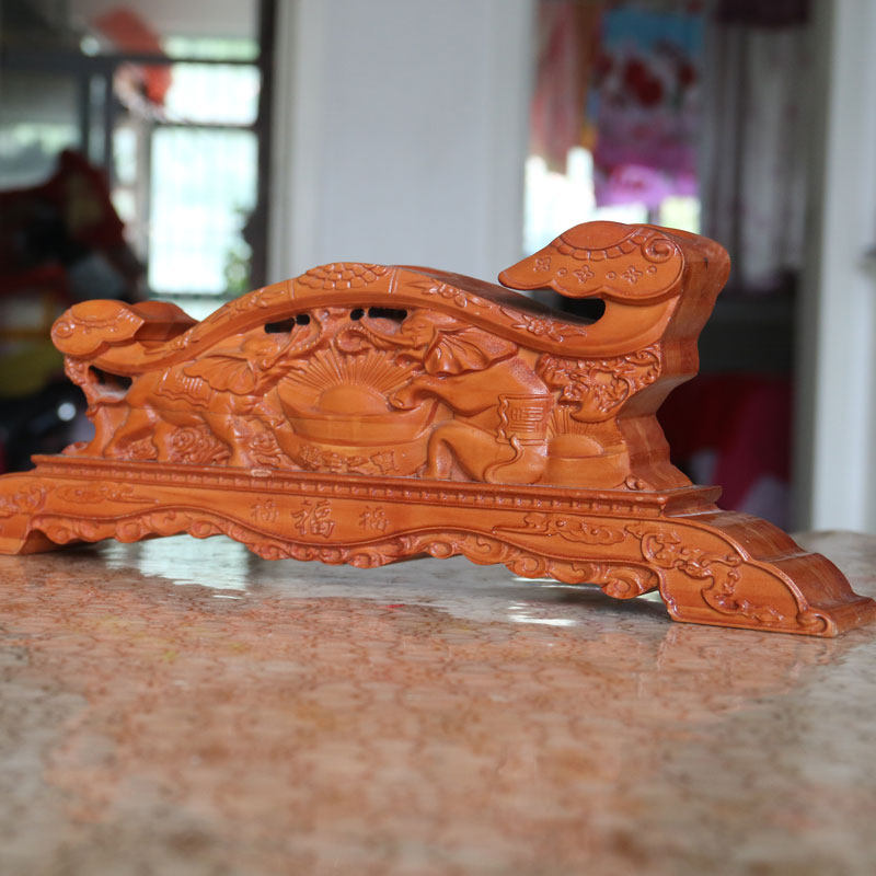 正宗肥城桃木剑架剑座实木龙座双面底座木雕摆件横式剑托支架托架,淘宝优惠券,粉丝福利购,淘宝优惠卷