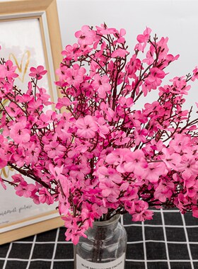 Silk Gypsophila Artificial Flowers for Decoration Home Plast