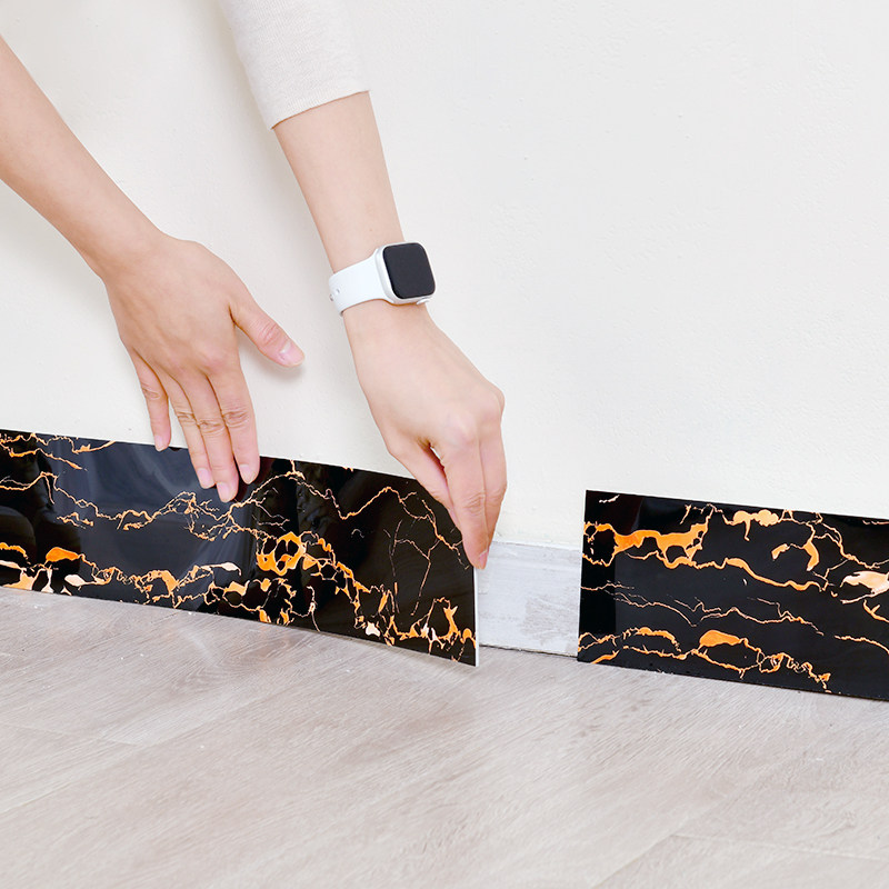 踢脚线自粘贴纸瓷砖地面波导线地脚线客厅墙裙腰线墙角线窗台墙贴,淘宝优惠券,粉丝福利购,淘宝优惠卷