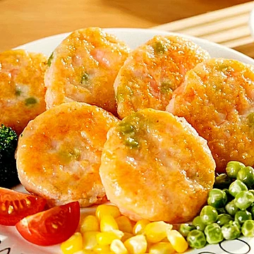 丰华鳕鱼果蔬虾饼低脂虾排[160元优惠券]-寻折猪