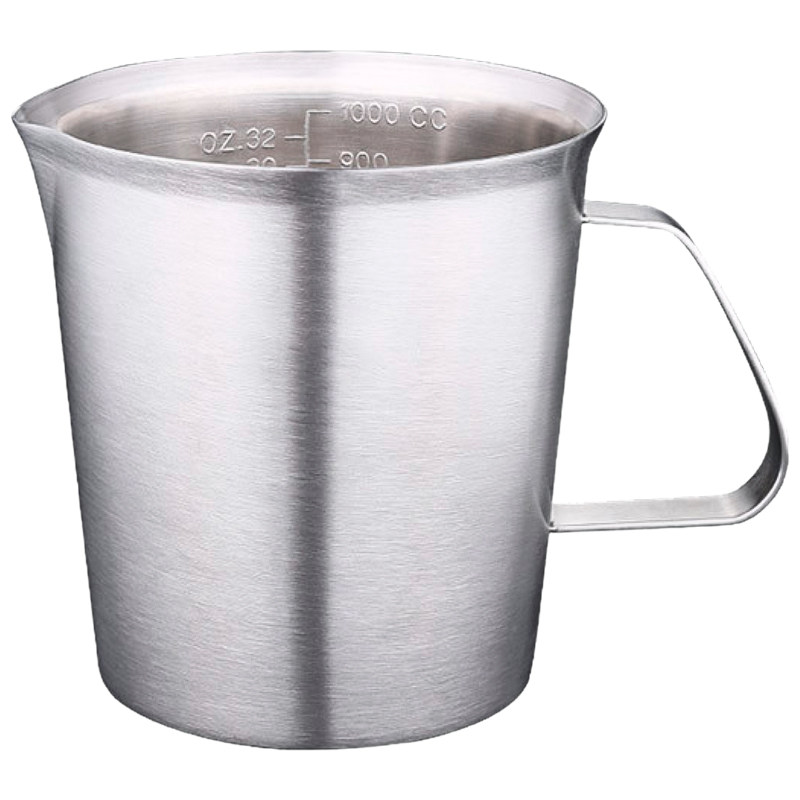 DIY香薰蜡烛不锈钢量杯融化蜡加热锅大豆蜡熔化工具1000ml大容量,淘宝优惠券,粉丝福利购,淘宝优惠卷