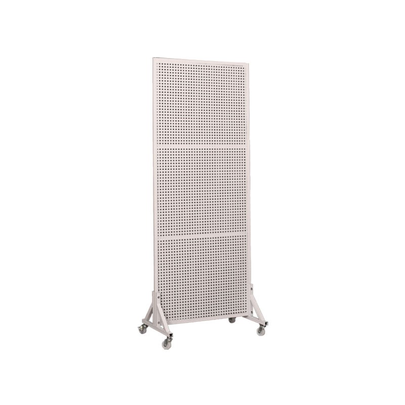 Perforated board vertical storage rack multi-functional home display rack movable floor display rack customization