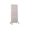 Perforated board vertical storage rack multi-functional home display rack movable floor display rack customization