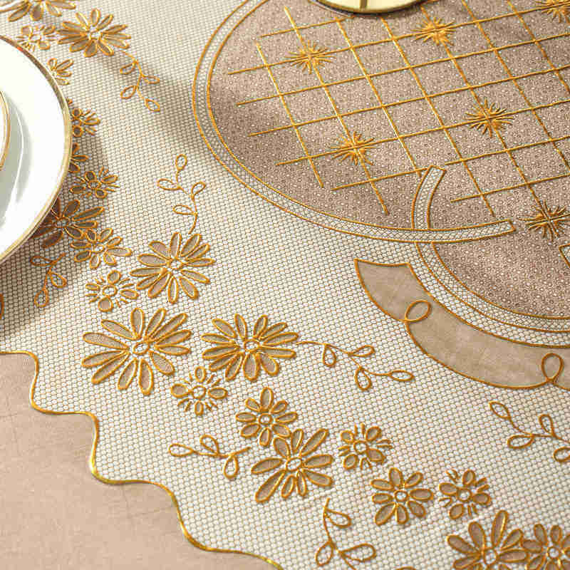 大圆桌桌布pvc防水防油防烫免洗椭圆现代餐桌布加厚家用饭店酒店,淘宝优惠券,粉丝福利购,淘宝优惠卷