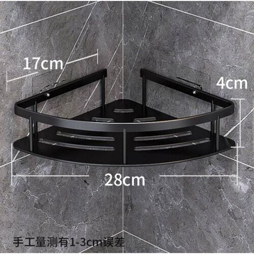 bathroom shelf toilet storage rack no punching sUhower racks - 图0
