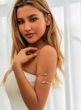 Ingemark Simple Vintage Water Drop Open Cuff Bangles for Wom