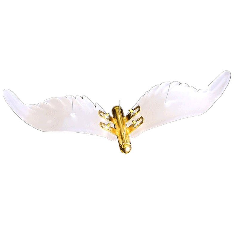 定制小鸟海鸥吊灯酒店大堂宴会厅售楼部沙盘楼梯翅膀白鸽灯饰灯具,淘宝优惠券,粉丝福利购,淘宝优惠卷