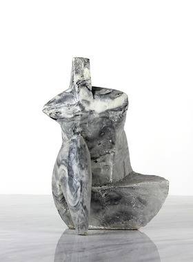 树脂抽象雕塑摆件样板房客厅茶几创意小摆设书柜艺术工艺品软装饰