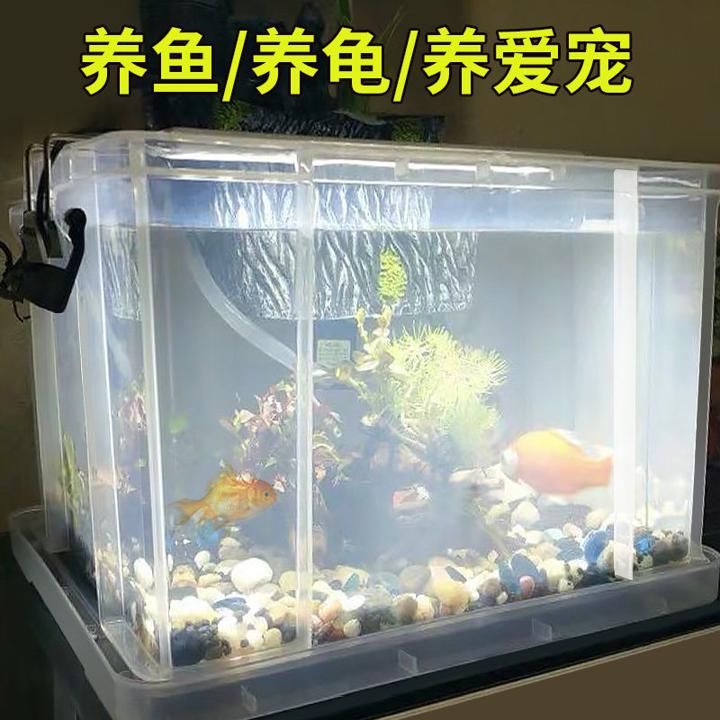 pp塑料水箱养鱼箱大号长方形家用养殖龟箱整理箱养宠物的箱子,淘宝优惠券,粉丝福利购,淘宝优惠卷