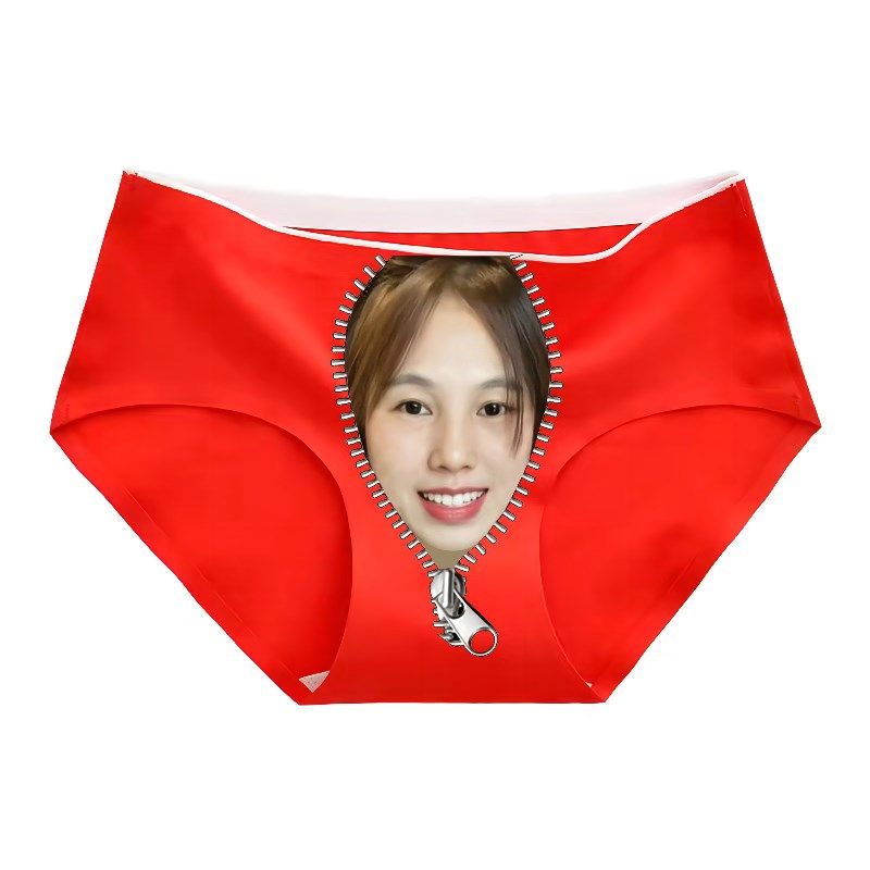 内裤定制纯棉男士平角短裤女士无痕三角裤diy照片印文字图案Logo,淘宝优惠券,粉丝福利购,淘宝优惠卷