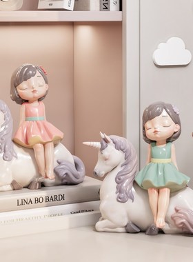 蓝色蜗牛勇敢的心少女雕塑艺术品装饰摆件创意礼物桌面展柜摆设