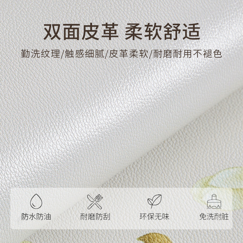 美式氛围感餐桌布防水防油可擦洗皮革桌垫长方形茶几桌面防滑台布,淘宝优惠券,粉丝福利购,淘宝优惠卷