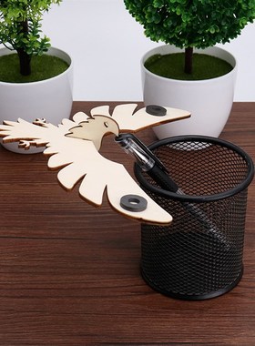 平衡鹰重力鸟桌面动态会动的木质悬停悬浮摆件老鹰玩具不倒翁物理