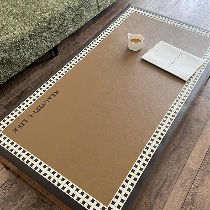 【皮革茶几垫】桌布防水防油免洗餐桌垫防烫pvc茶几桌面垫子定制,淘宝优惠券,粉丝福利购,淘宝优惠卷