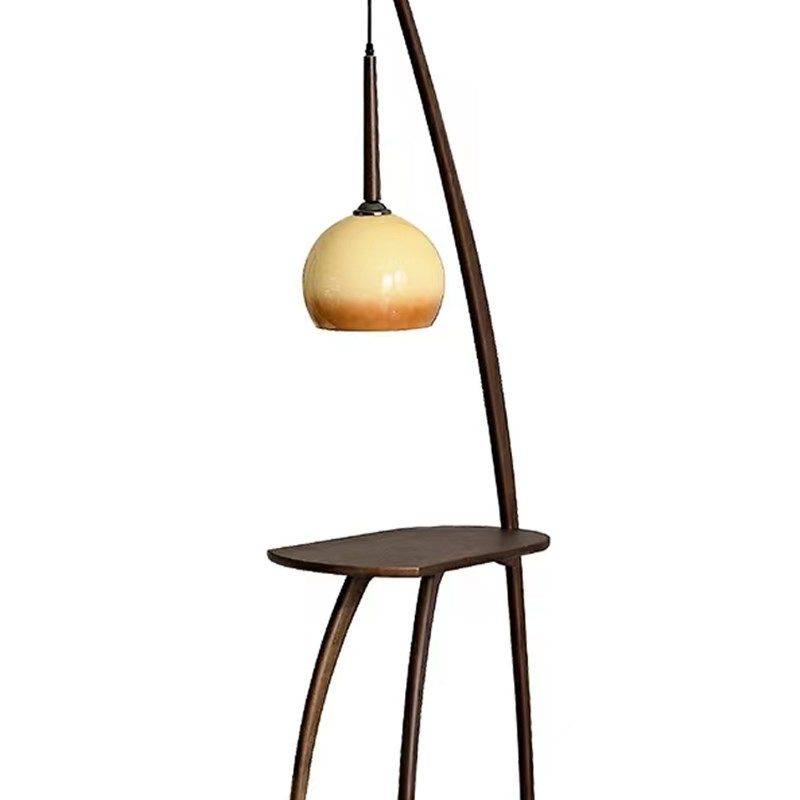 爱丽莎【柚子】落地灯带桌茶几置物复古设计师客厅卧室民宿钓鱼灯,淘宝优惠券,粉丝福利购,淘宝优惠卷