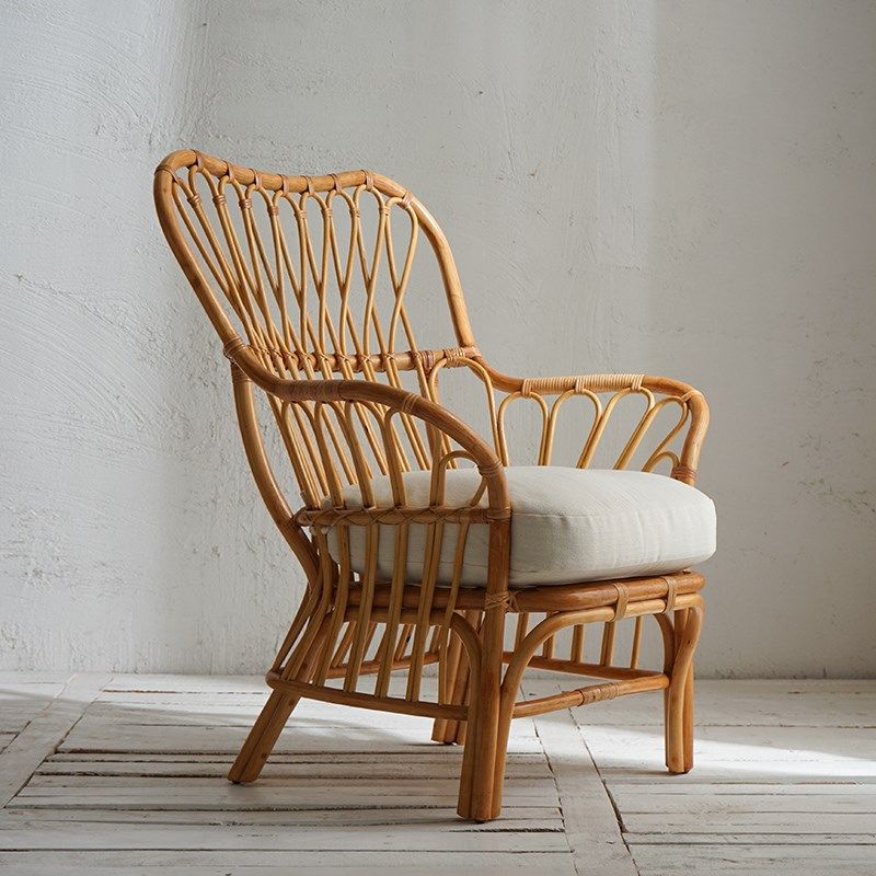 印尼民宿真藤藤椅复古藤编躺椅阳台客厅庭院休闲椅家用中古沙发椅,淘宝优惠券,粉丝福利购,淘宝优惠卷